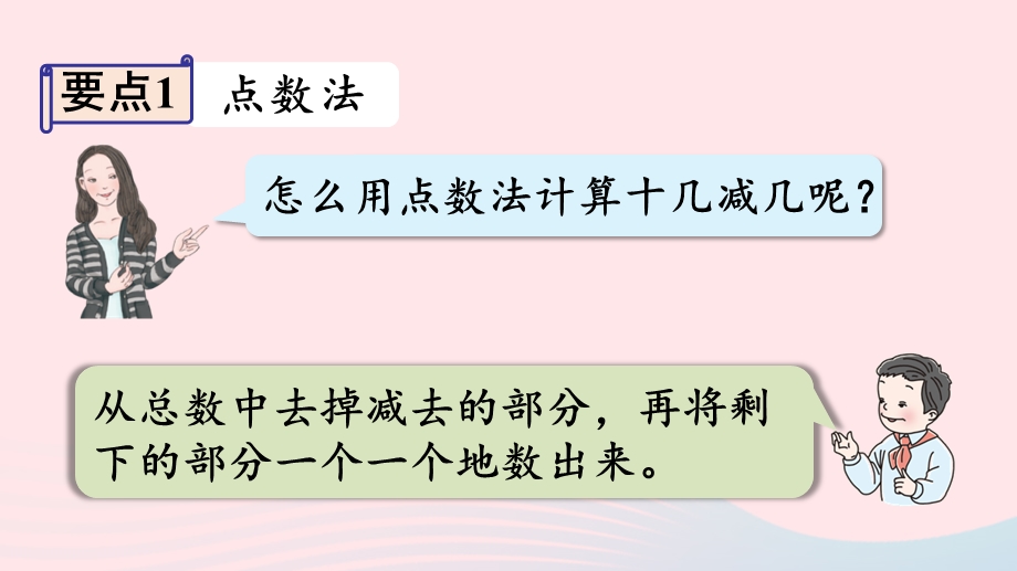 2022一年级数学下册 2 20以内的退位减法（整理和复习）课件 新人教版.pptx_第3页