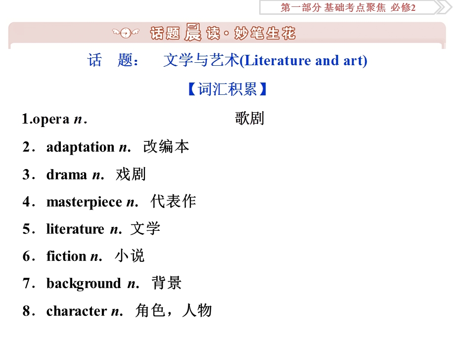 2017优化方案高考总复习&英语（北师大版）课件：第一部分基础考点聚焦 必修2UNIT 6 .ppt_第2页