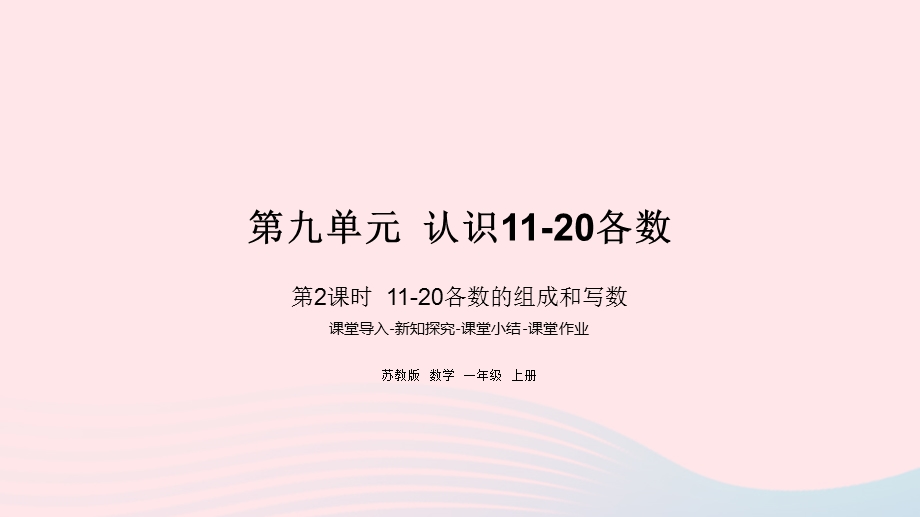 2022一年级数学上册 第九单元 认识11-20各数第2课时 11-20各数的组成和写数课件 苏教版.pptx_第1页