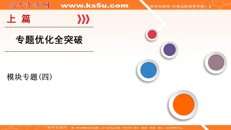 2018大二轮高考总复习政治课件：上篇 模块专题4 .ppt_第1页