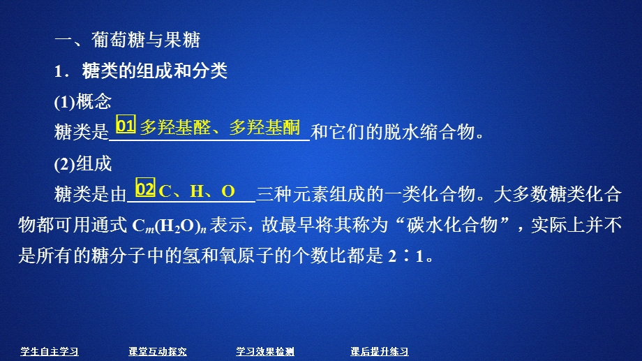 2020化学同步导学人教选修五课件：第四章 生命中的基础有机化学物质 第二节 .ppt_第3页