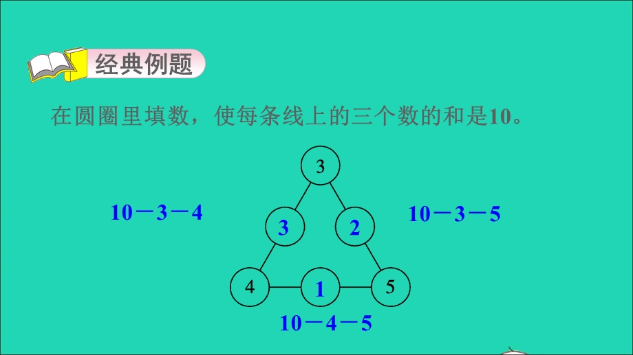 2021一年级数学上册 第8、9、10单元第3招 巧填数或算式课件 苏教版.ppt_第3页