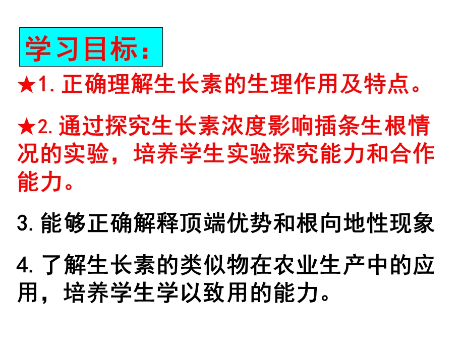 (新人教)生物必修三同步课件3.2生长素的生理作用.ppt_第2页