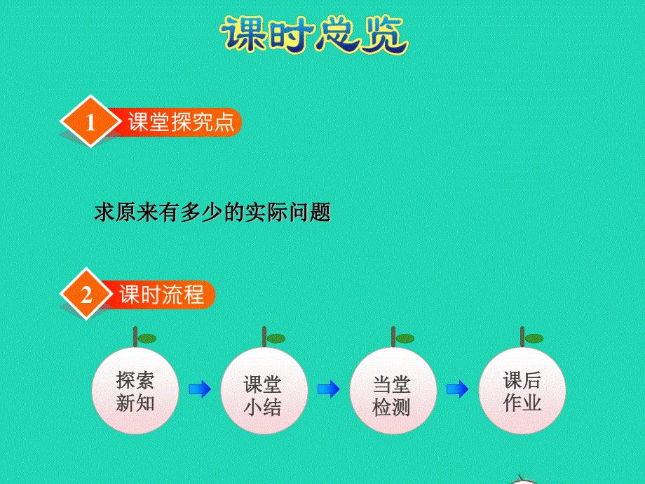 2022一年级数学下册 第4单元 100以内的加法和减法（一）第3课时 求被减数的实际问题授课课件 苏教版.ppt_第3页