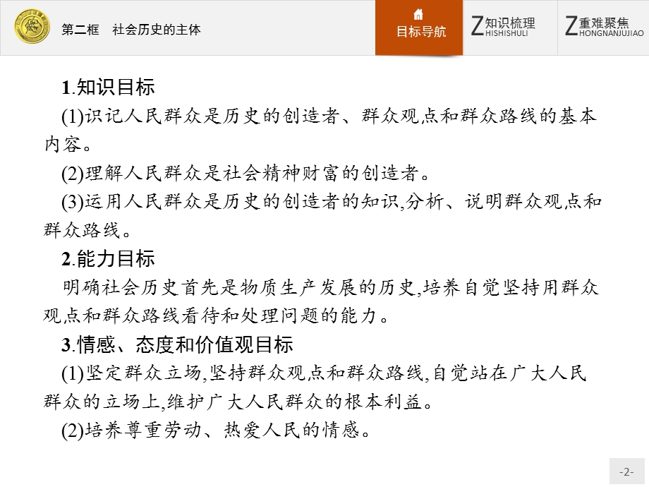 2016秋思政人教版必修4课件：11-2 社会历史的主体 .pptx_第2页