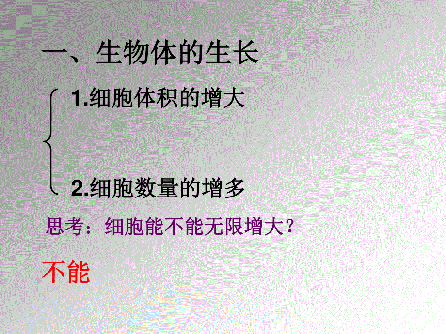 (新人教)生物必修一同步课件6.1 细胞的增殖.ppt_第2页