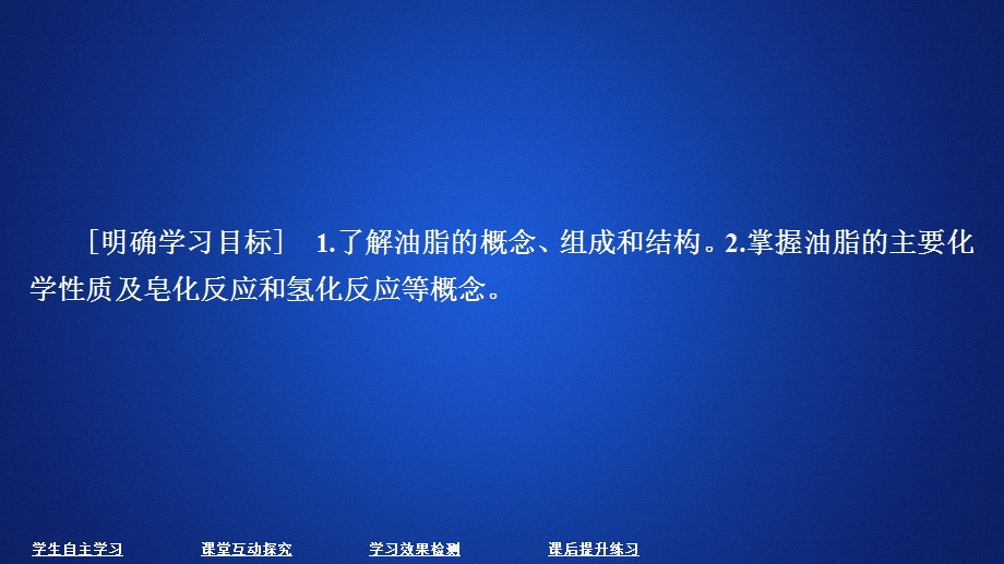 2020化学同步导学人教选修五课件：第四章 生命中的基础有机化学物质 第一节 .ppt_第1页