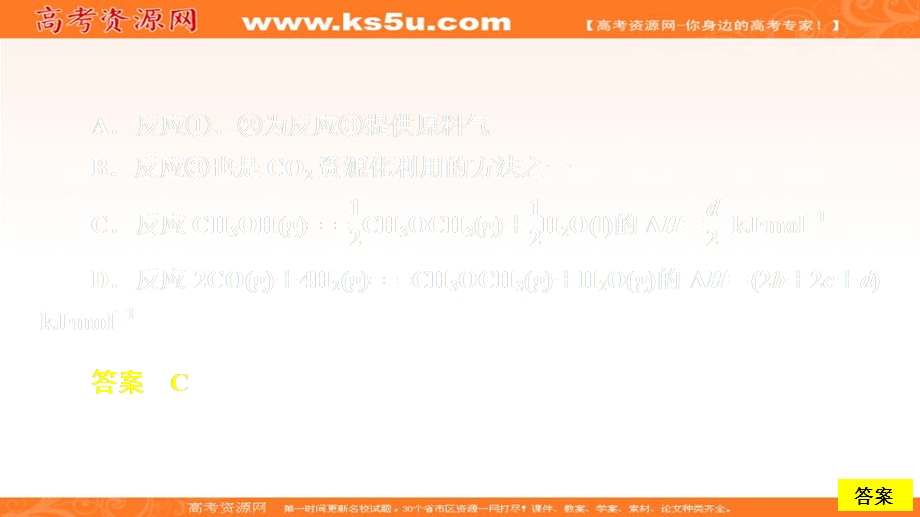 2020化学同步导学人教选修四课件：第一章 化学反应与能量　走近高考 .ppt_第2页