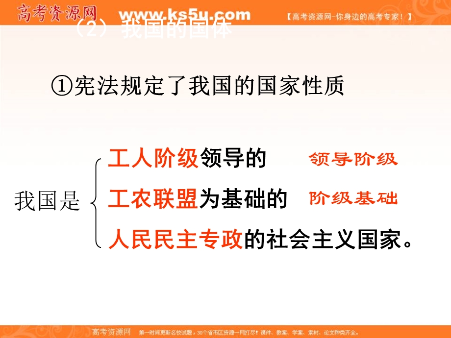 2013学年高一政治精品课件：1.1.1《人民民主专政：本质是人民当家作主》（新人教版必修2）.ppt_第2页