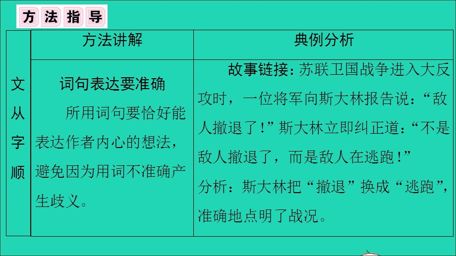 七年级语文下册 第五单元 写作指导 文从字顺作业课件 新人教版.ppt_第3页