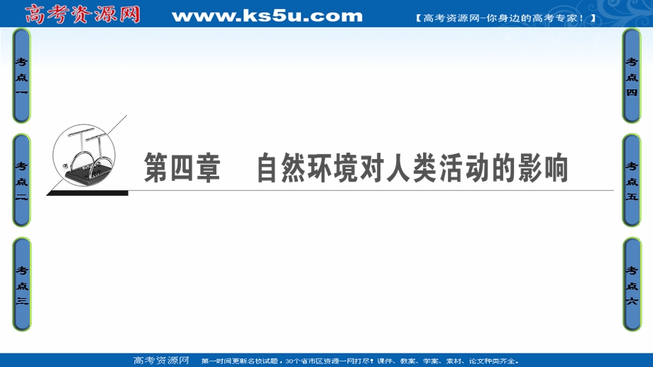 2018北师大版地理高考一轮复习课件-第4单元 17-18版 第4章 自然环境对人类活动的影响 .ppt_第1页