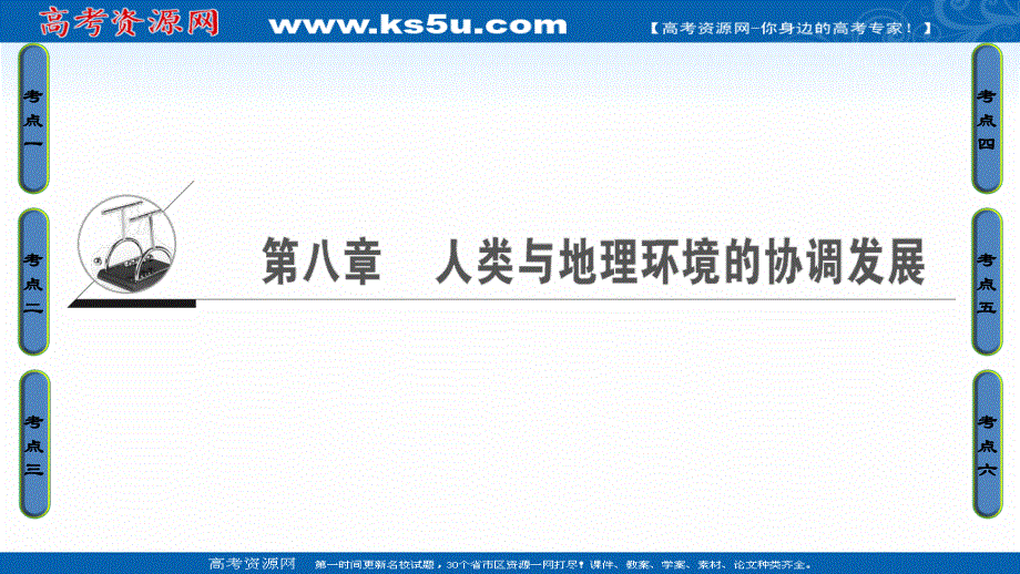 2018北师大版地理高考一轮复习课件-第8单元 17-18版 第8章 人类与地理环境的协调发展 .ppt_第1页