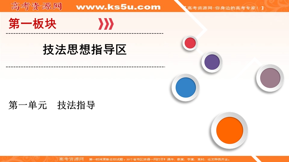 2018大二轮高考总复习文数课件：第1板块 第1单元 技法指导 .ppt_第1页