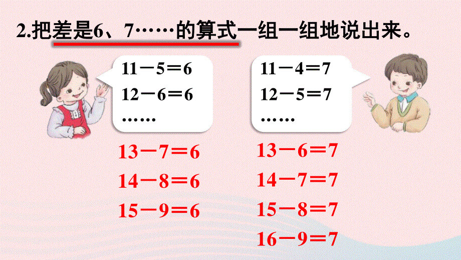 2022一年级数学下册 2 20以内的退位减法（练习六）课件 新人教版.pptx_第3页