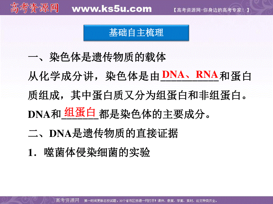 2012优化方案高考生物总复习（浙科版）课件：必修2第三章第一节核酸是遗传物质的证据.ppt_第3页