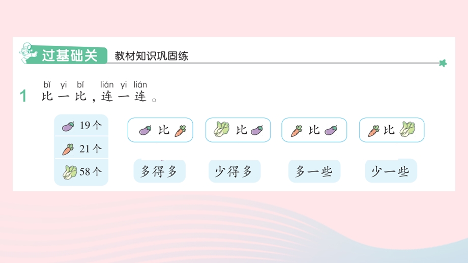 2022一年级数学下册 4 100以内数的认识(5)数的顺序 比较大小（3）作业课件 新人教版.pptx_第2页