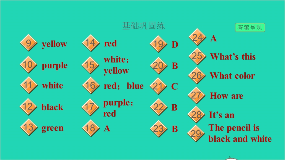 2021七年级英语上册 starters Unit 3 What color is it课时1（1a－2e）课件（新版）人教新目标版.ppt_第3页