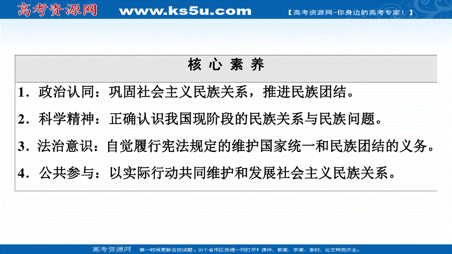 2021-2022学年人教版政治必修2课件：第3单元 第8课 第1框　处理民族关系的原则：平等、团结、共同繁荣 .ppt_第3页