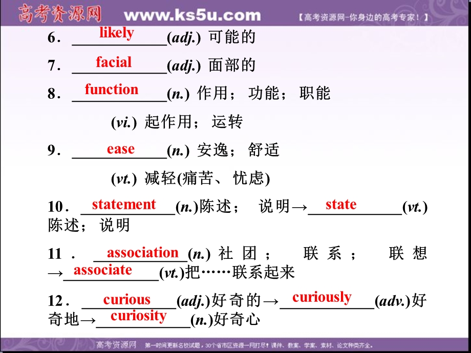 2017优化方案高考总复习&英语（浙江专用）课件：第一部分 基础考点聚焦 必修4UNIT4 .ppt_第3页