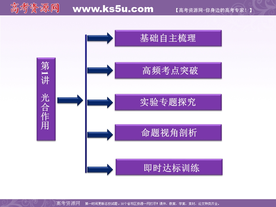 2012优化方案高考生物总复习（大纲版）课件：选修部分第2章第1讲光合作用.ppt_第2页