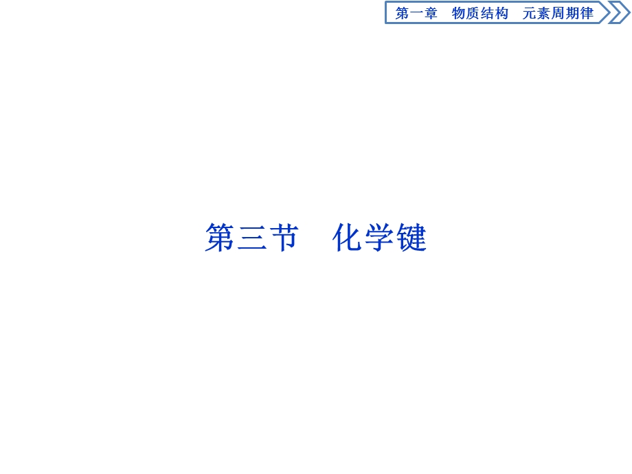 2019-2020学年人教版化学必修二江苏专用课件：第一章 第三节　化学键 .ppt_第1页