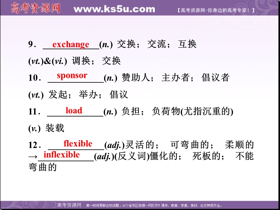 2017优化方案高考总复习&英语（浙江专用）课件：第一部分 基础考点聚焦 选修6UNIT2 .ppt_第3页