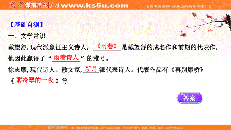 2020-2021人教版语文必修1课件：1-2 诗　两　首 .ppt_第3页