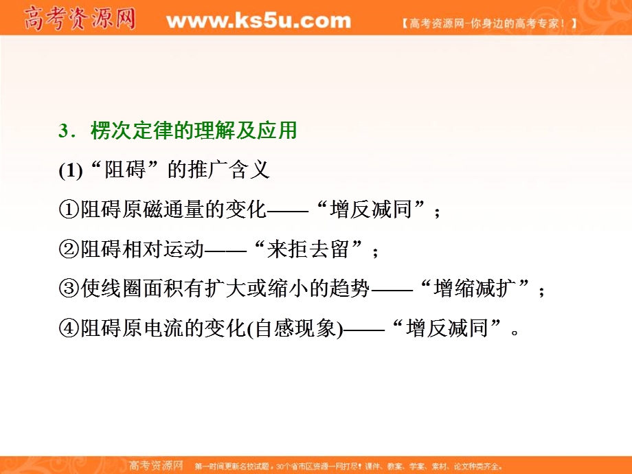 2018学年高中三维专题二轮复习物理江苏专版课件：第一部分 专题四 二十、突破电磁感应的两个基本问题 .ppt_第3页