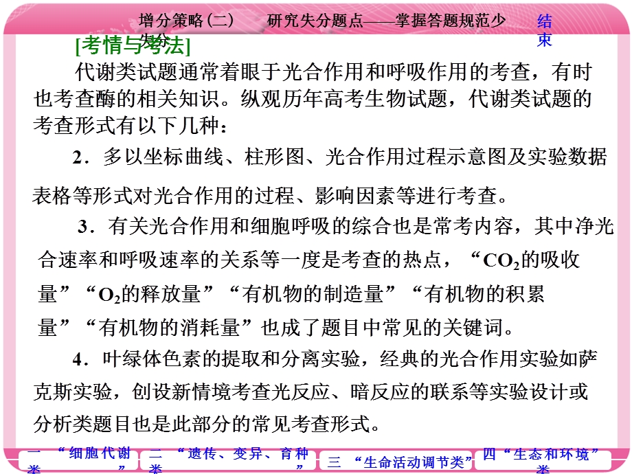 2018学年高中三维专题二轮复习生物江苏专版课件：第二部分 增分策略（二）研究失分题点——掌握答题规范少失分 .ppt_第3页