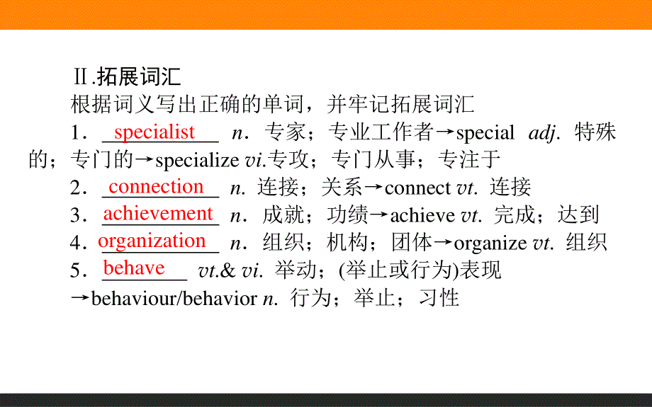 2020-2021人教版英语必修4课件：UNIT 1　WOMEN OF ACHIEVEMENT SECTION Ⅱ　WARMING UP & READING — LANGUAGE POINTS .ppt_第3页