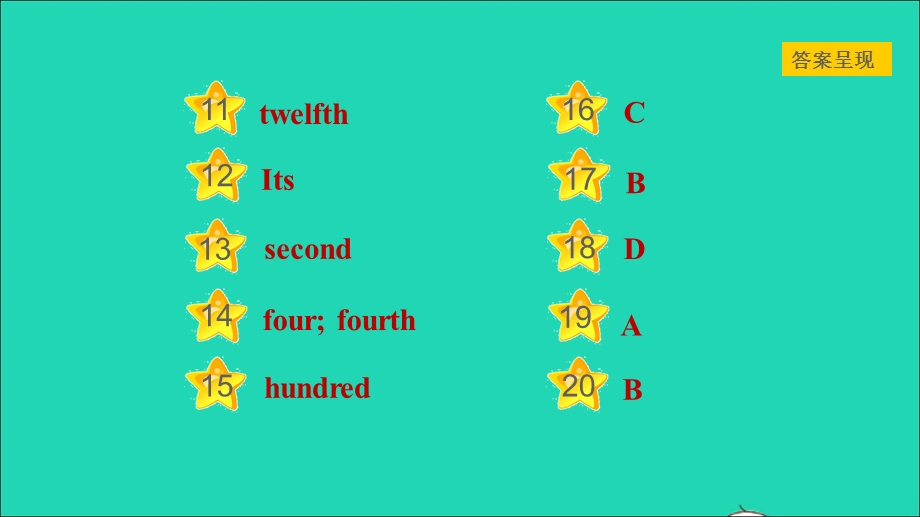 2021七年级英语上册 Unit 7 Days and Months Lesson 42 Happy Holidays习题课件 （新版）冀教版.ppt_第3页