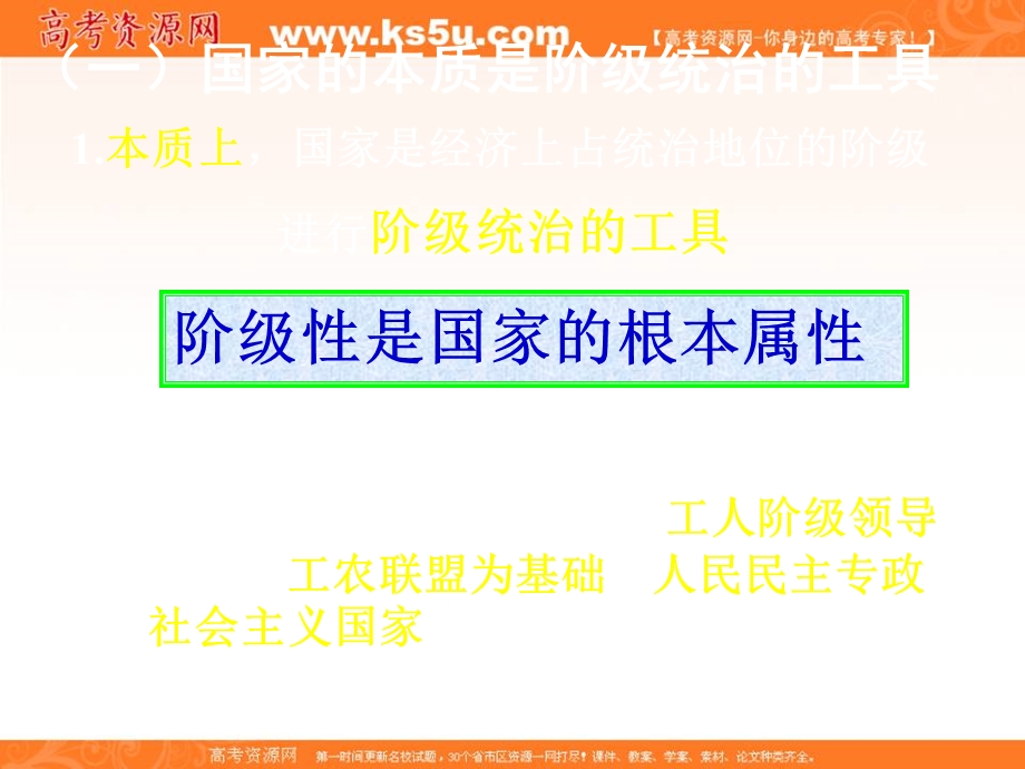 2013学年高一政治精品课件：第一课《生活在人民当家做主的国家》（新人教版必修2）.ppt_第2页