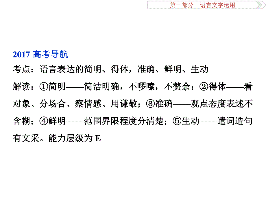 2017优化方案高考总复习&语文（浙江专用）课件：第一部分专题十 .ppt_第2页