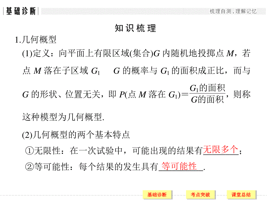 2018届北师大版高三数学一轮复习课件：第十一章 计数原理、概率、随机变量及其分布 第6讲 .ppt_第3页