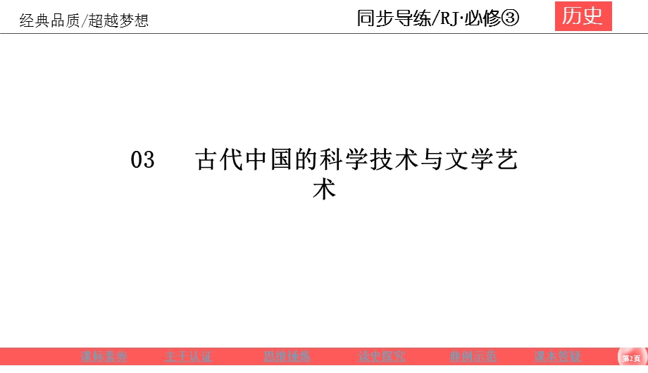 2019-2020学年人教版历史必修三同步导练课件：3-10充满魅力的书画和戏曲艺术 .ppt_第2页