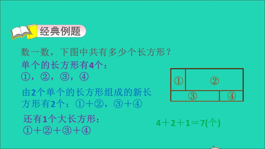 2022一年级数学下册 第6单元 认识图形第3招 有顺序地数图形课件 冀教版.ppt_第3页