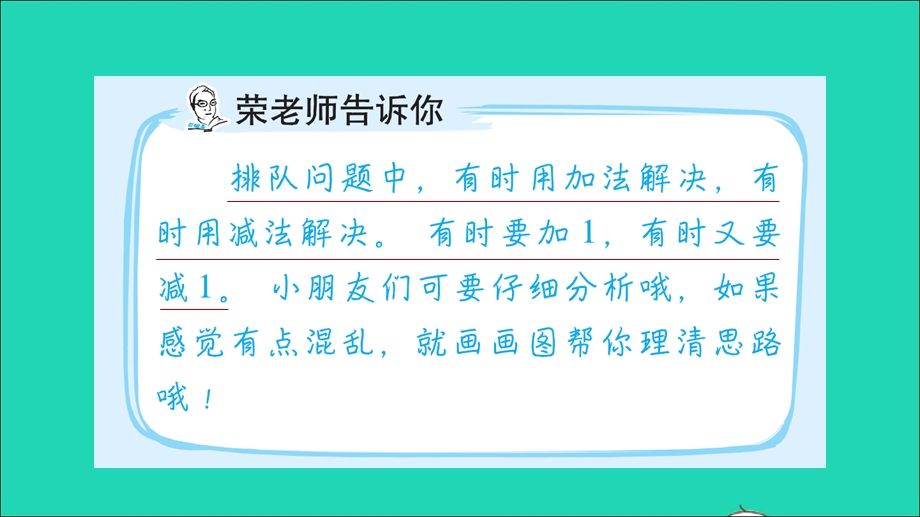 2022一年级数学下册 第6单元 100以内的加法和减法（一）第4招 深刻理解几和第几 解决排队问题课件 新人教版.ppt_第2页