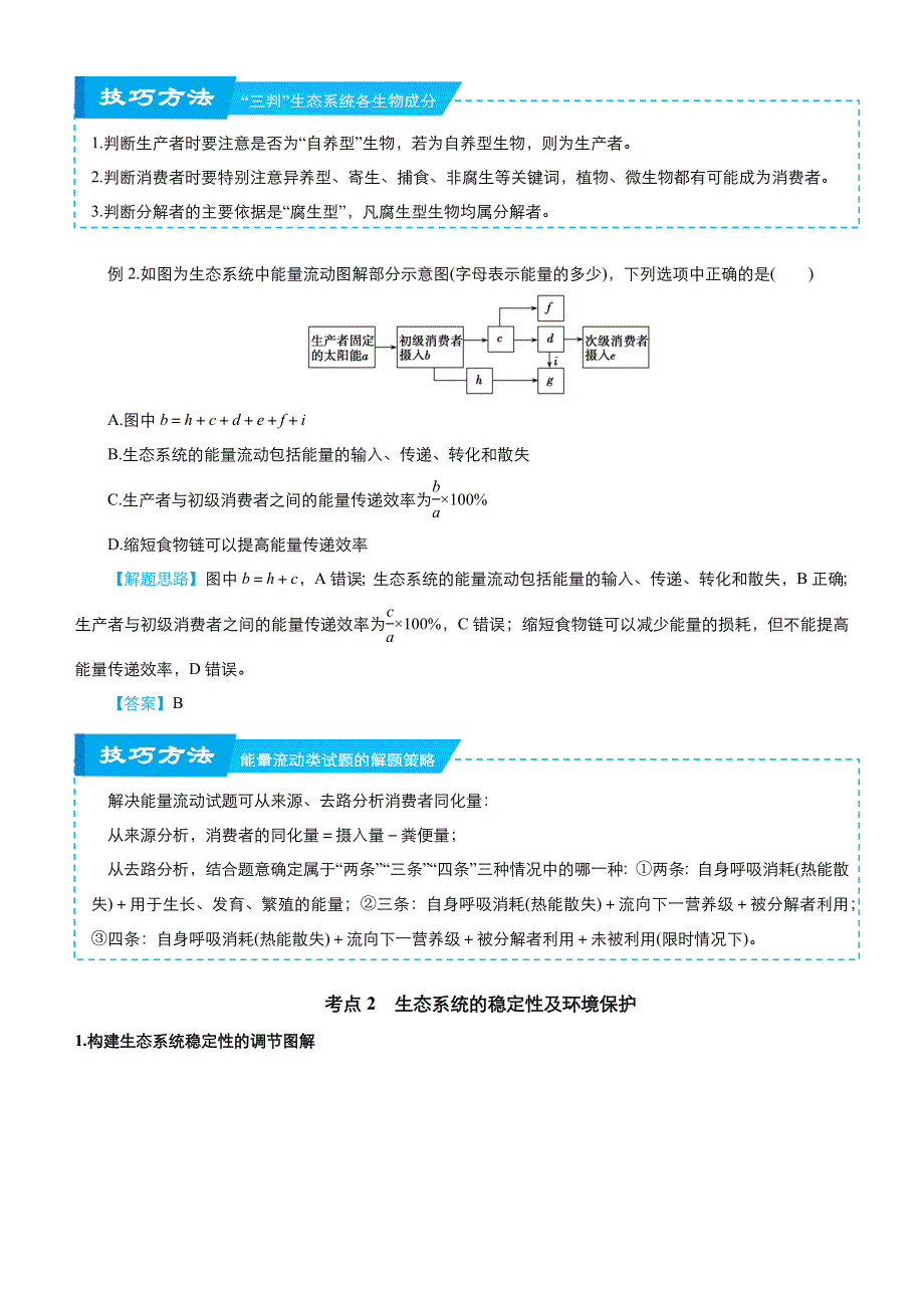 《2019届高考二轮复习臻品资源-生物》 专题13：生态系统与生态环境的保护 WORD版含答案.docx_第3页