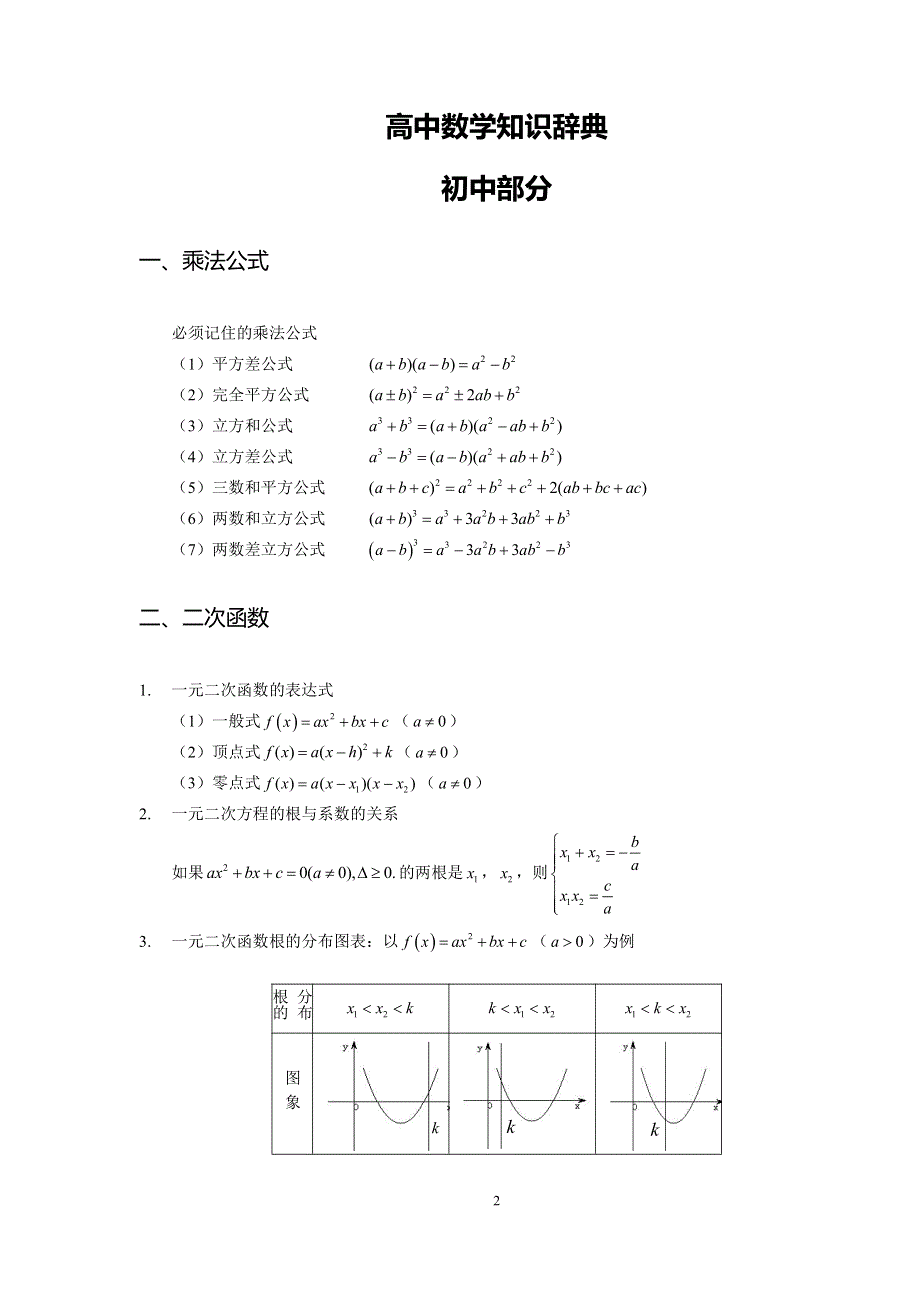 高中数学知识辞典.pdf_第2页