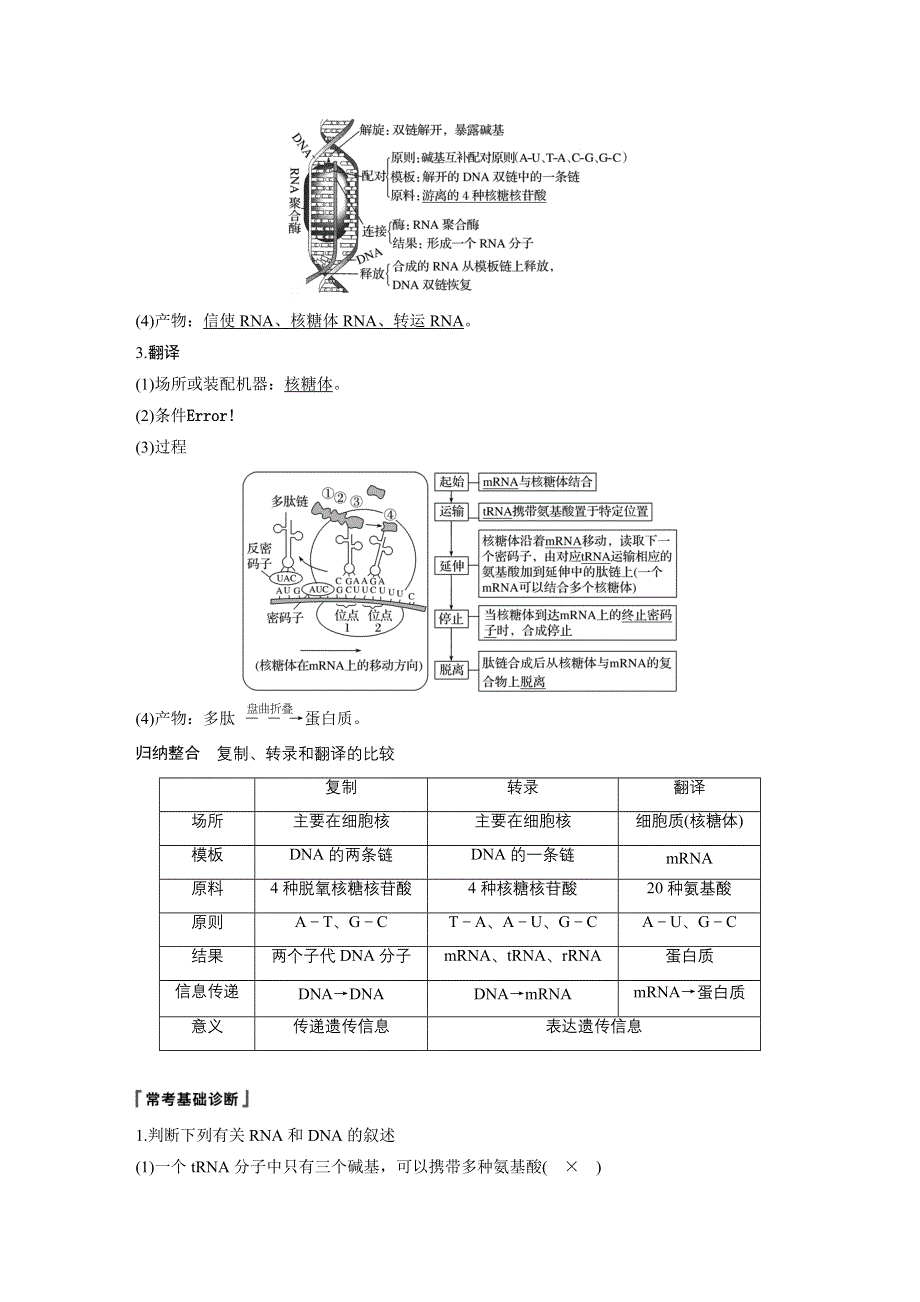 2019版生物高考大一轮复习备考北师大版讲义：第五单元 遗传的分子基础 第16讲 WORD版含答案.docx_第2页