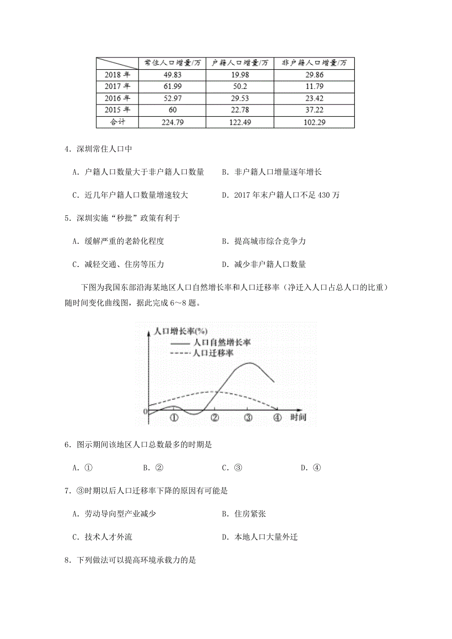 四川省三台中学实验学校2019-2020学年高一地理6月月考（期末适应性）试题.doc_第2页