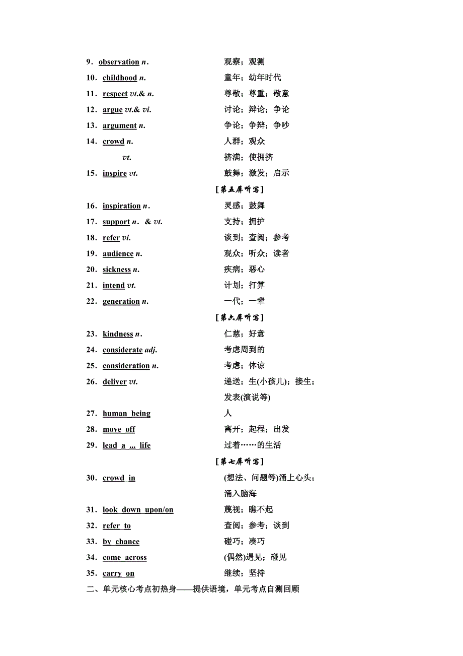 2019版高考英语一轮复习人教全国通用版讲义：必修四 UNIT 1WOMEN OF ACHIEVEMENT WORD版含答案.docx_第2页