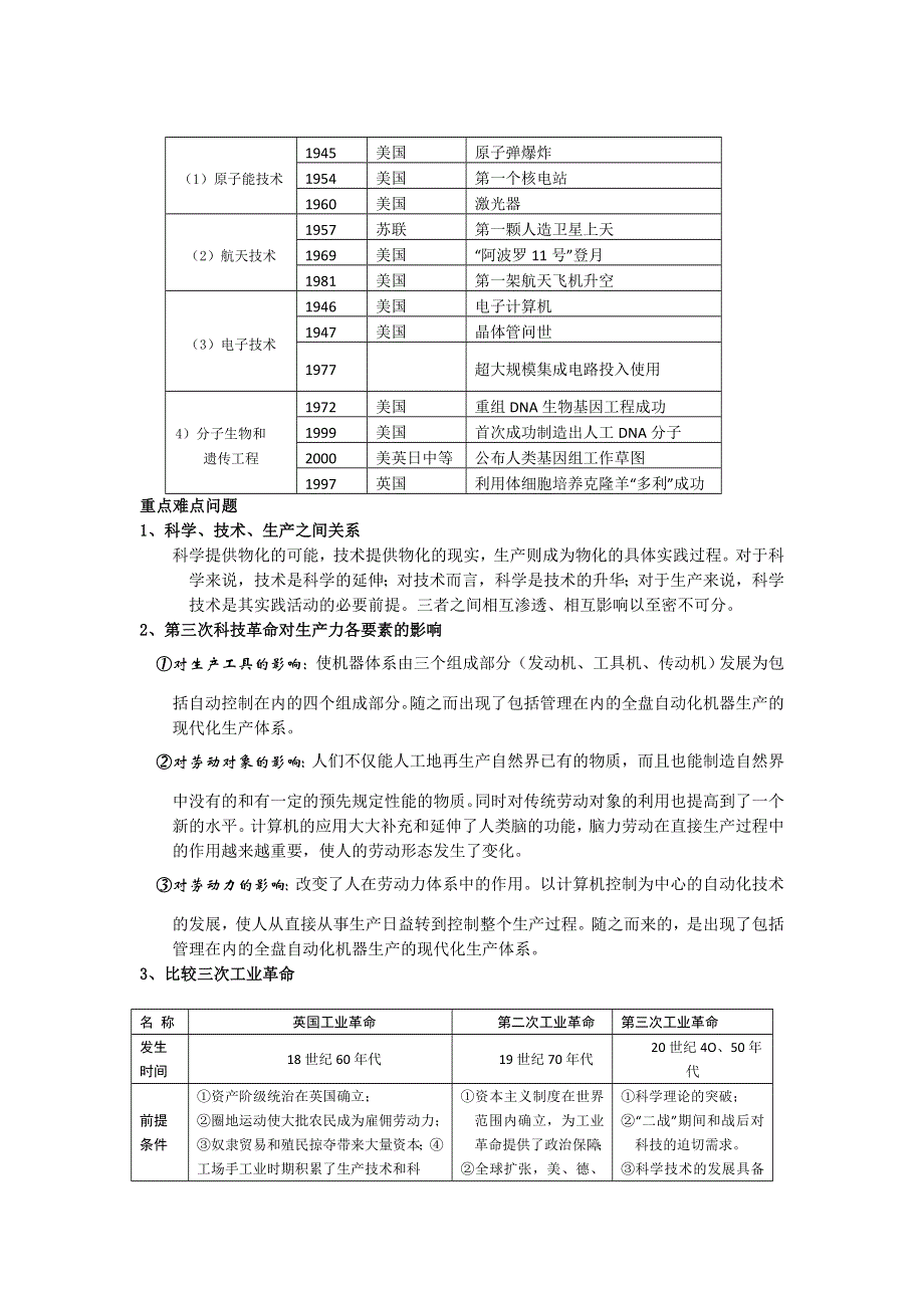 2008高考历史第一轮复习教案：现代科学技术.doc_第2页