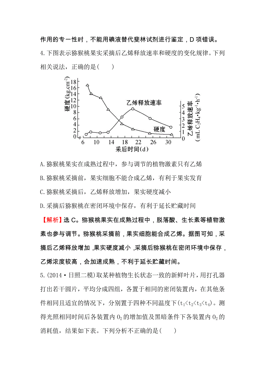 《金榜名师推荐》2015届高考生物二轮复习选择题36分练（6）.doc_第3页