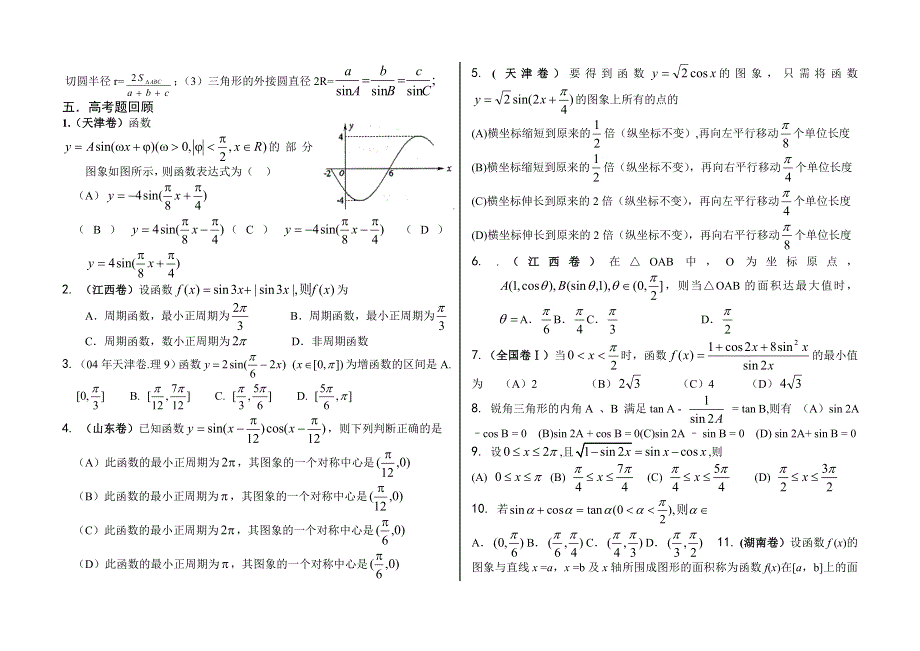 2007考前知识点回顾三角函数.doc_第3页