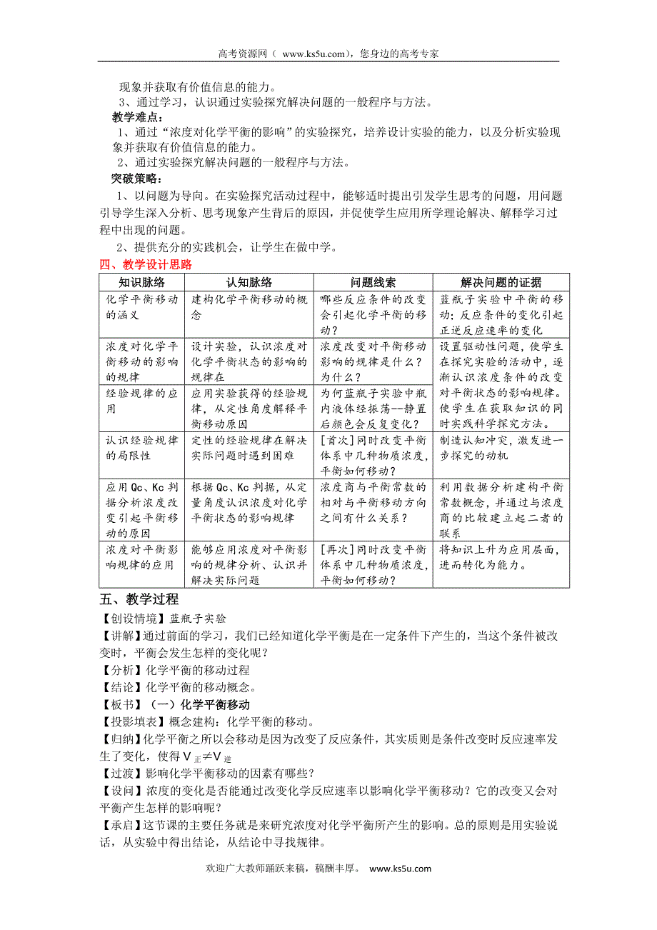 2010年全国高中化学优质课观摩评比暨教学改革研讨会说课稿（ 安徽 任峰）.doc_第2页