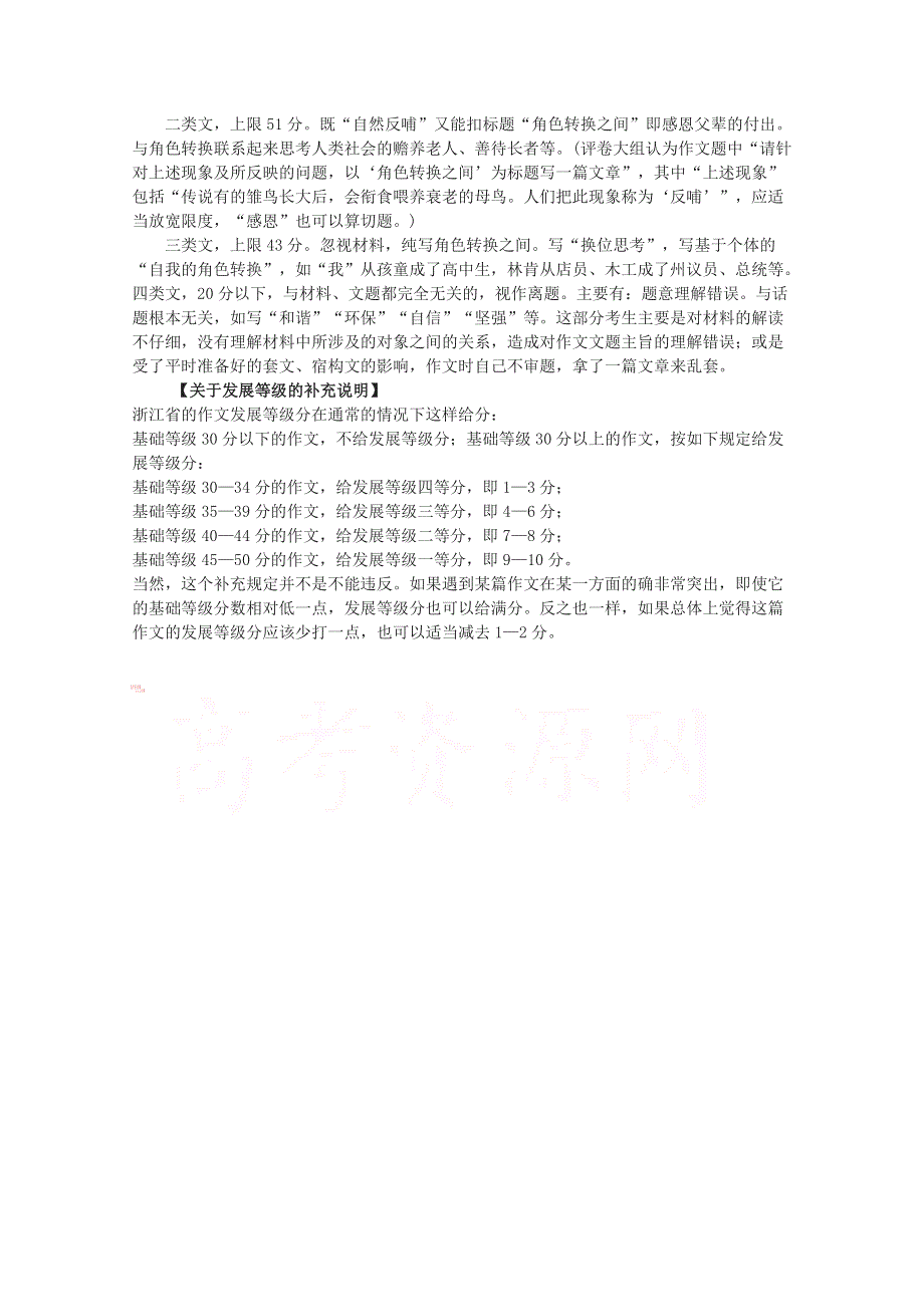 2010年浙江省高考满分作文《角色转换之间》.doc_第2页