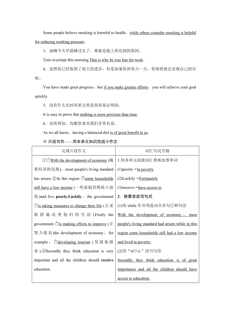 2022版英语外研版大一轮复习课后练习：必修三 MODULE 2 DEVELOPING AND DEVELOPED COUNTRIES WORD版含解析.doc_第2页