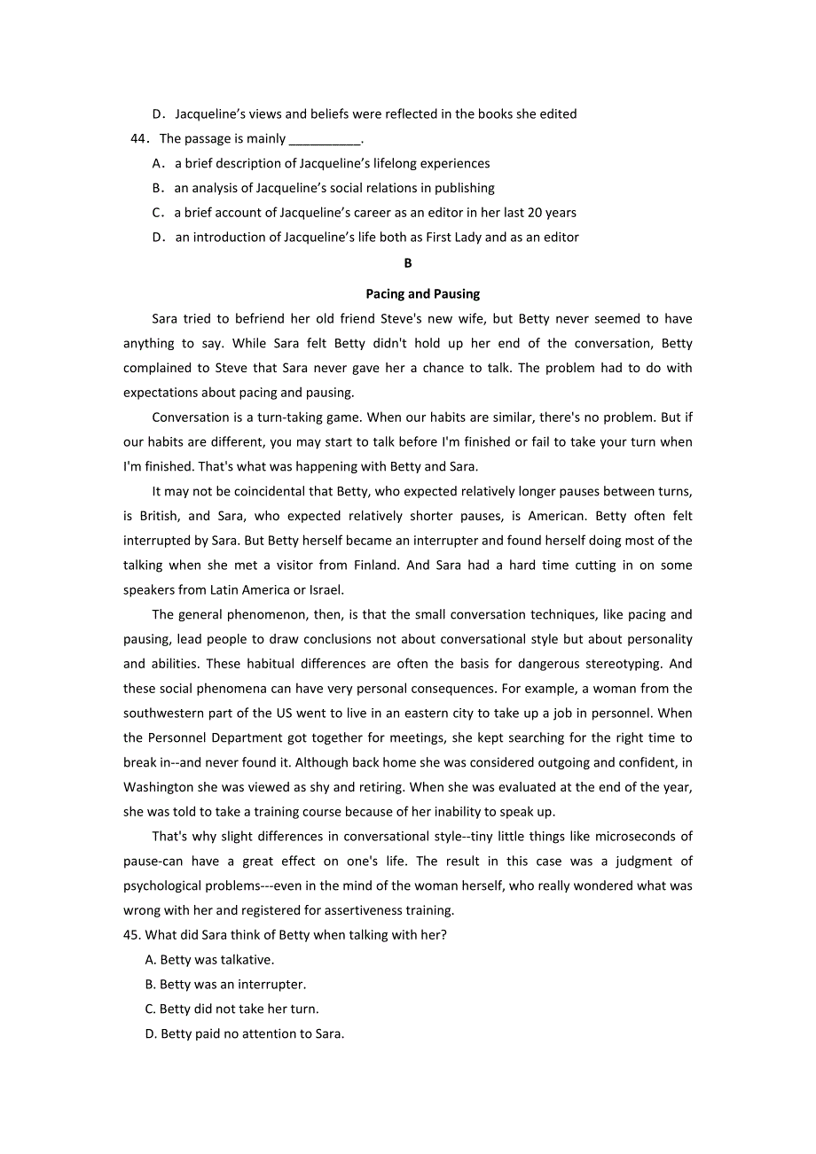 四川省仁寿县城北教学点2012届高三英语阅读理解限时训练（16）.doc_第2页