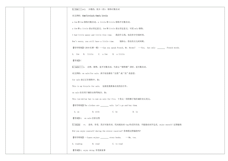 2020七年级英语上册 Module 9 People and places重点难点易错点整理 （新版）外研版.docx_第2页